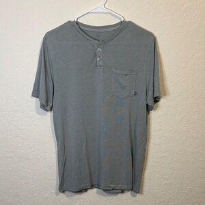Men's Free Fly Striped Henley Shirt bamboo blend